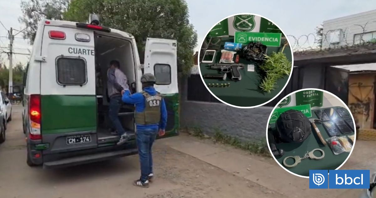 9 detenidos por secuestro extorsivo en Recoleta: exigían $500 mil a víctima por fallida venta de droga