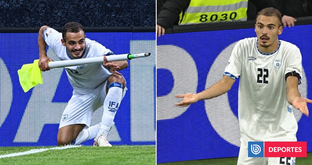 Un banderín de rifle: jugador de Israel simuló disparar tras marcar gol y fue expulsado ante Austria
