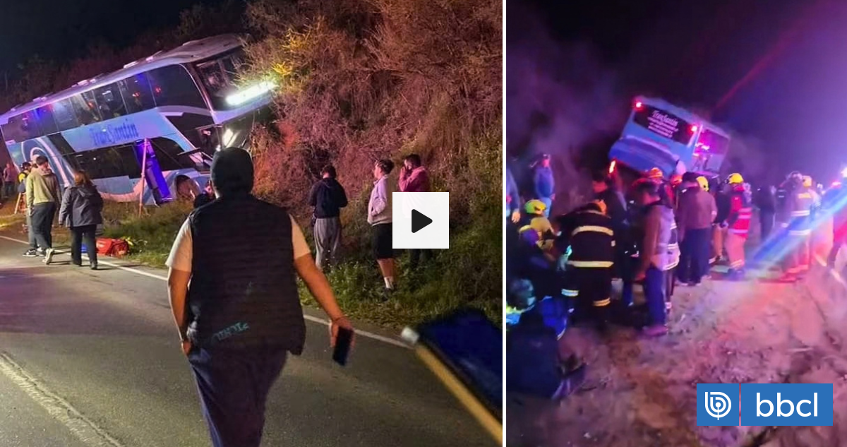 Carabineros reporta fallecimiento de conductor de bus que iba con 35 pasajeros de Santiago a Pichilemu