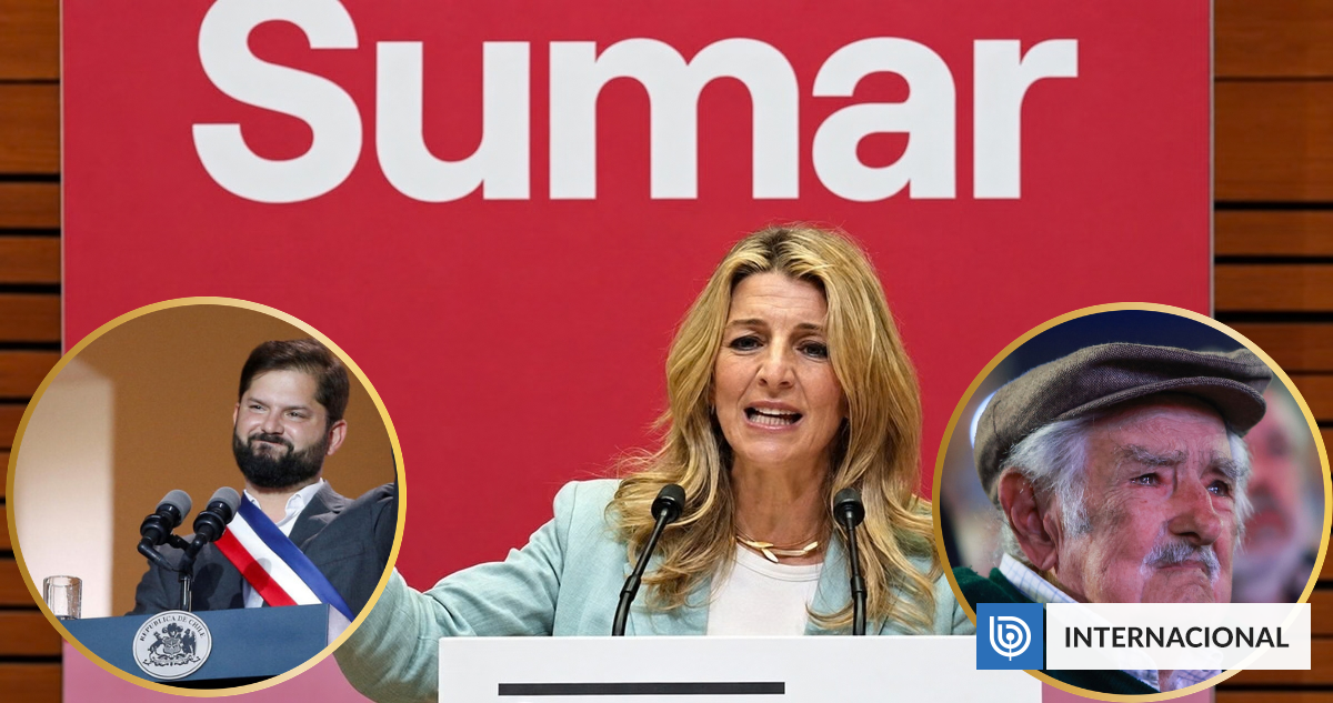 Con guiño a Chile y Uruguay: partido izquierdista español 'Sumar' cambiaría nombre a 'Frente Amplio'