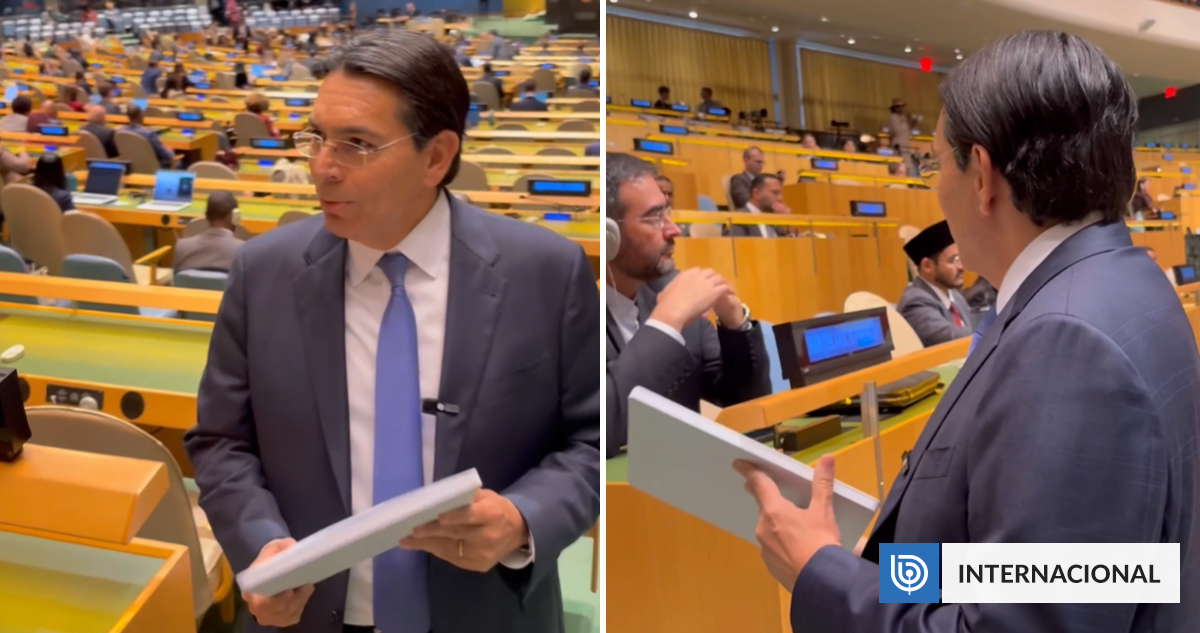 Delegaciones de Irán e Israel viven tenso momento en la ONU por polémico regalo de embajador israelí