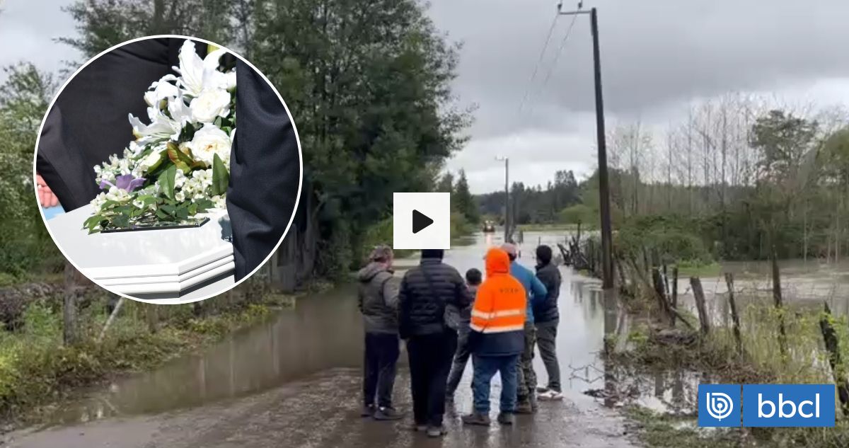 Familia queda aislada en pleno velorio por crecida de río e inundación de camino en Santa Bárbara