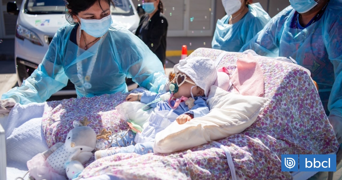 Un rayo de sol tras 1 año de hospitalización: La historia de Martina y su primera salida al aire libre
