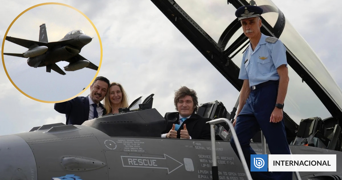 Argentina se apronta a recibir otros seis aviones de combate F-16 comprados a Dinamarca