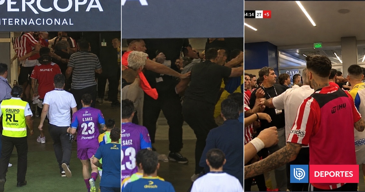 Bochorno en Supercopa en Argentina: escandalosa pelea en el túnel tras el Rosario-Estudiantes