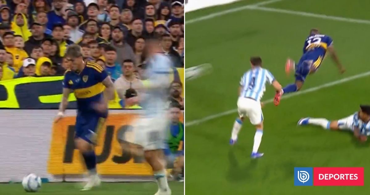 La notable asistencia de Carlos Palacios que selló remontada de Boca a Racing: chileno entró 2-0 abajo