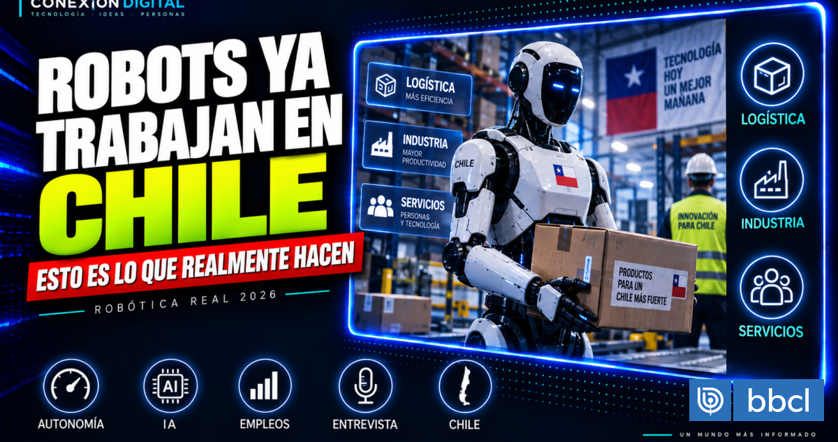 Robots ya trabajan en Chile: Esto es lo que realmente hacen