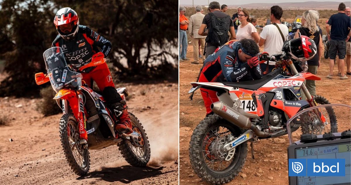 Tomás de Gavardo corrió condicionado el Prólogo del Rally de Marruecos: "Desperté muy mal"