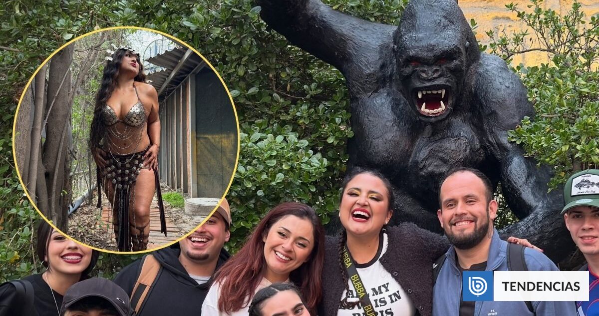 Pamela Leiva cumplió su sueño de ser "La Monga", icónico personaje de Fantasilandia