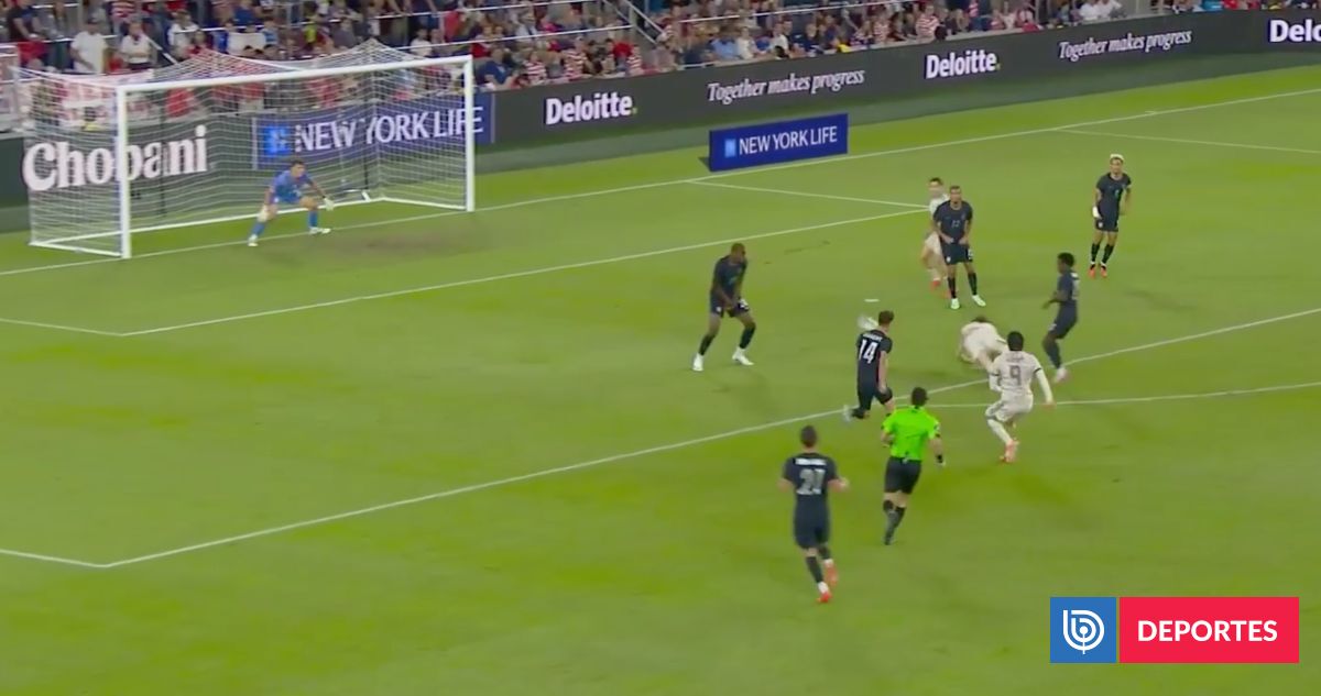 Derechazo infernal: así fue el golazo de Maxi Gutiérrez para una ventaja que le duró poco a La Roja