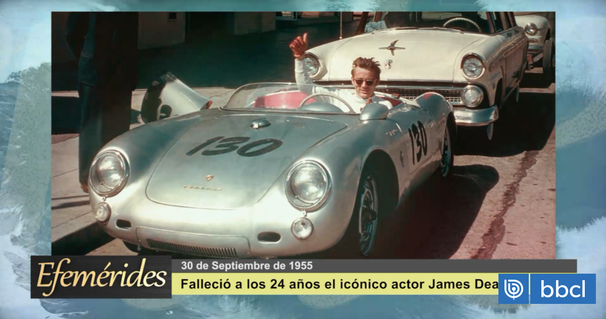 Efemérides 30 de septiembre de 1955: murió el icónico actor James Dean