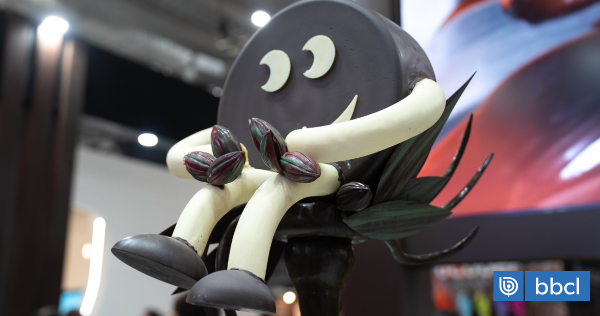Exhiben escultura de chocolate de más de 15 kilos en feria Espacio Food & Service: ¿Se puede probar?