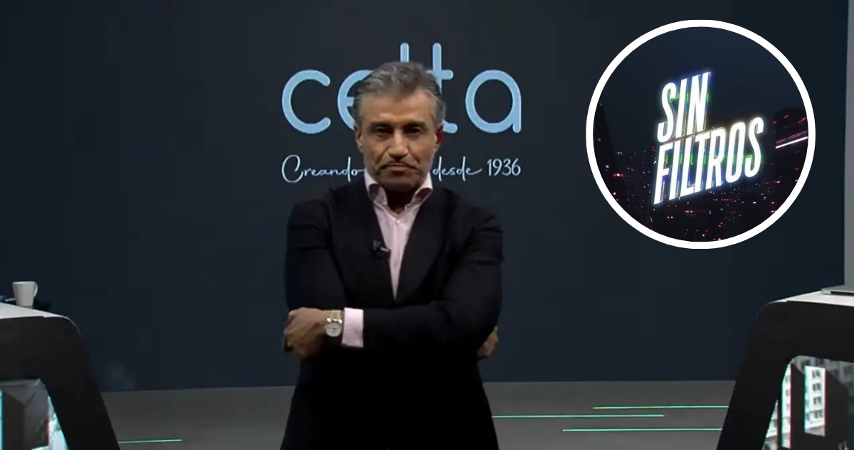 Fernando Solabarrieta y logo de Sin Filtros