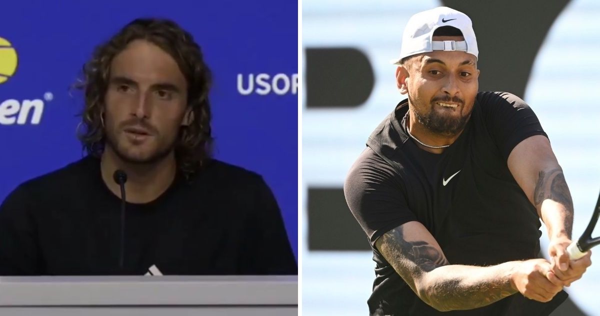 Stefanos Tsitsipas destruyó a Nick Kyrgios por su doping por cocaína.