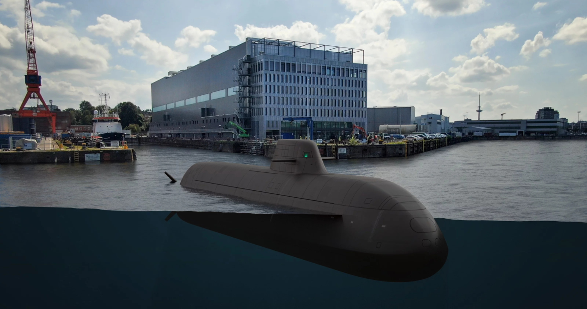 Submarino tipo 212CD del Grupo TKMS 