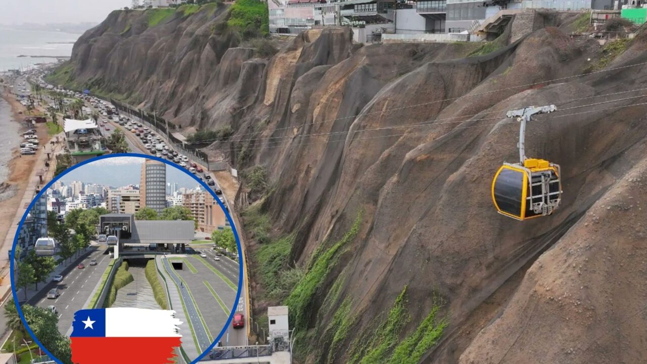 Teleférico en Perú y su comparación con Chile.