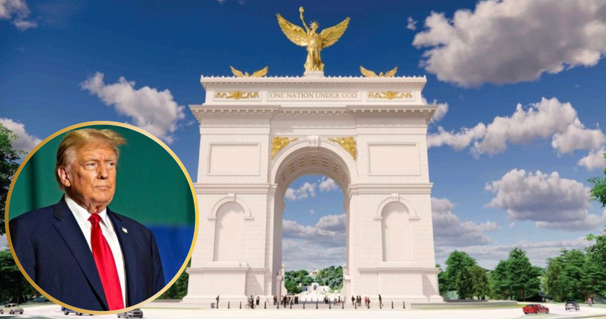 Trump confirma construcción de Arco del Triunfo en Washington