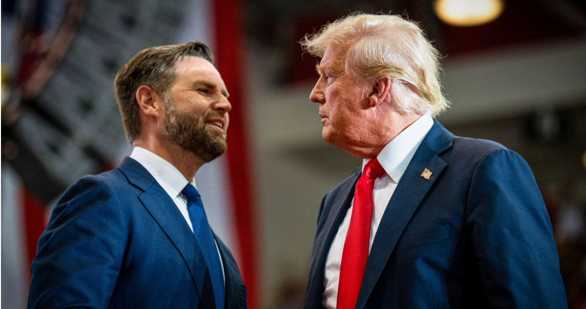 JD Vance y Donald Trump por guerra en Irán