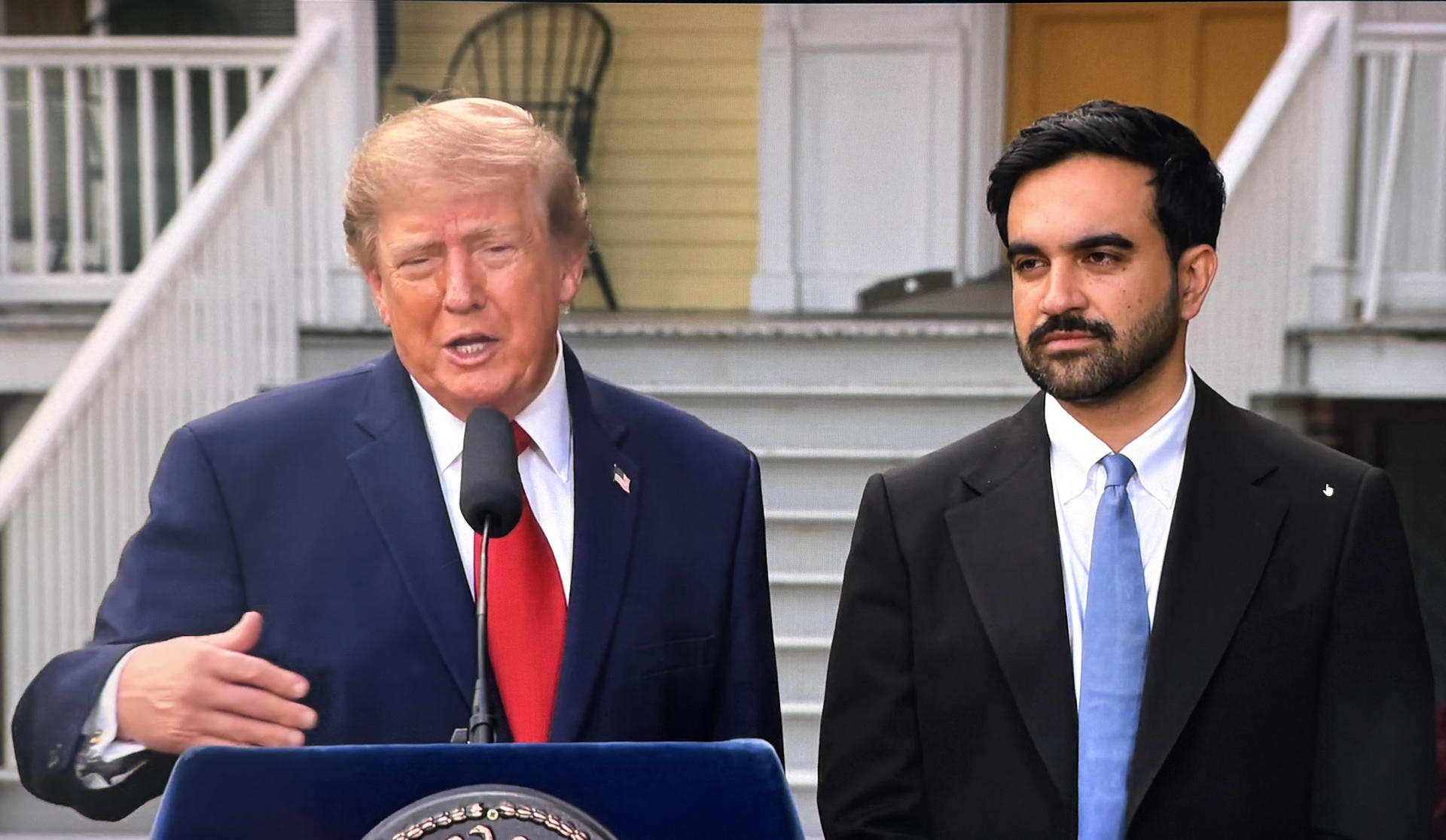 El presidente estadounidense Donald Trump y el alcalde de Nueva York, Zohran Mamdani