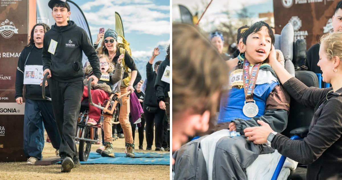 Niños de Valientes Outdoor completaron Ultra Paine 2026.