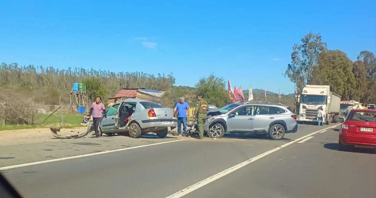 Un fallecido y dos lesionados de gravedad tras accidente en ruta que une Casablanca y Algarrobo