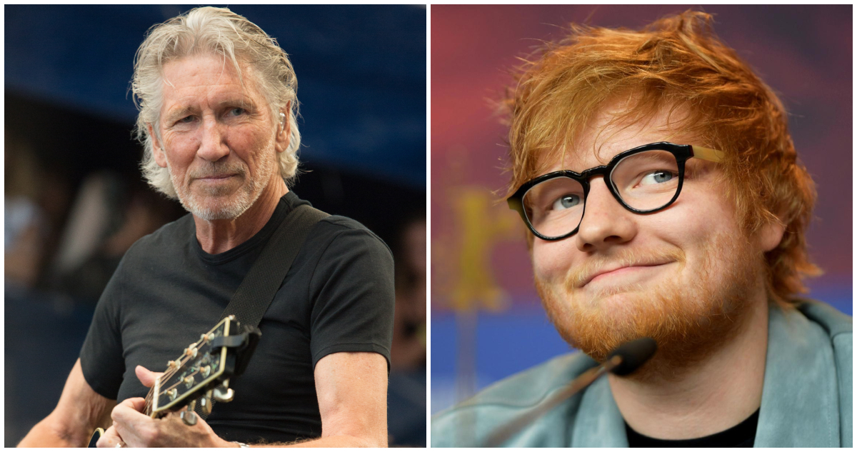 “Un mensaje a un pequeño imbécil”: Roger Waters barre con Ed Sheeran por polémica sobre Palestina