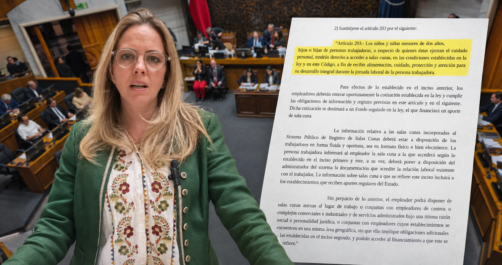 Vanessa Kaiser difunde falsa alarma en redes sociales por proyecto sala cuna