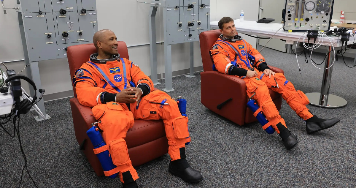 Foto de Victor Glover y Reid Wiseman, los astronautas de Artemis que ya no volverán al espacio