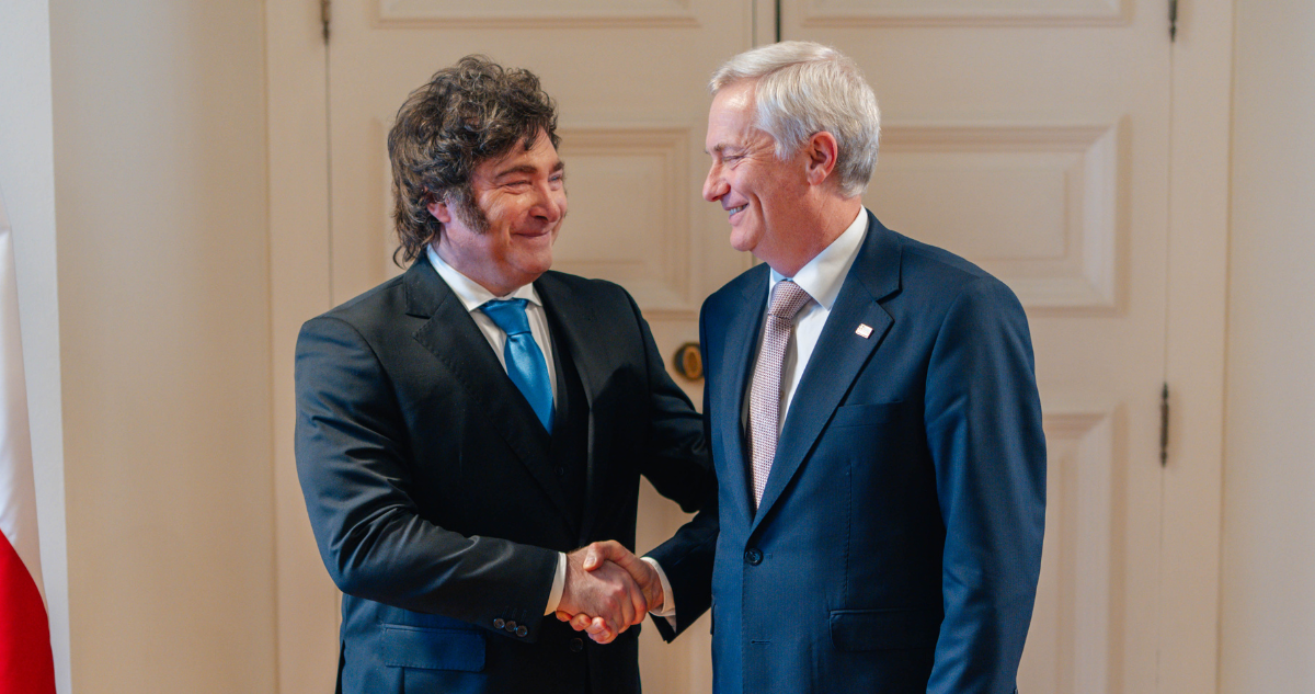 VIDEO | Kast y Milei juntos en La Moneda: así fue la corta reunión con el presidente argentino