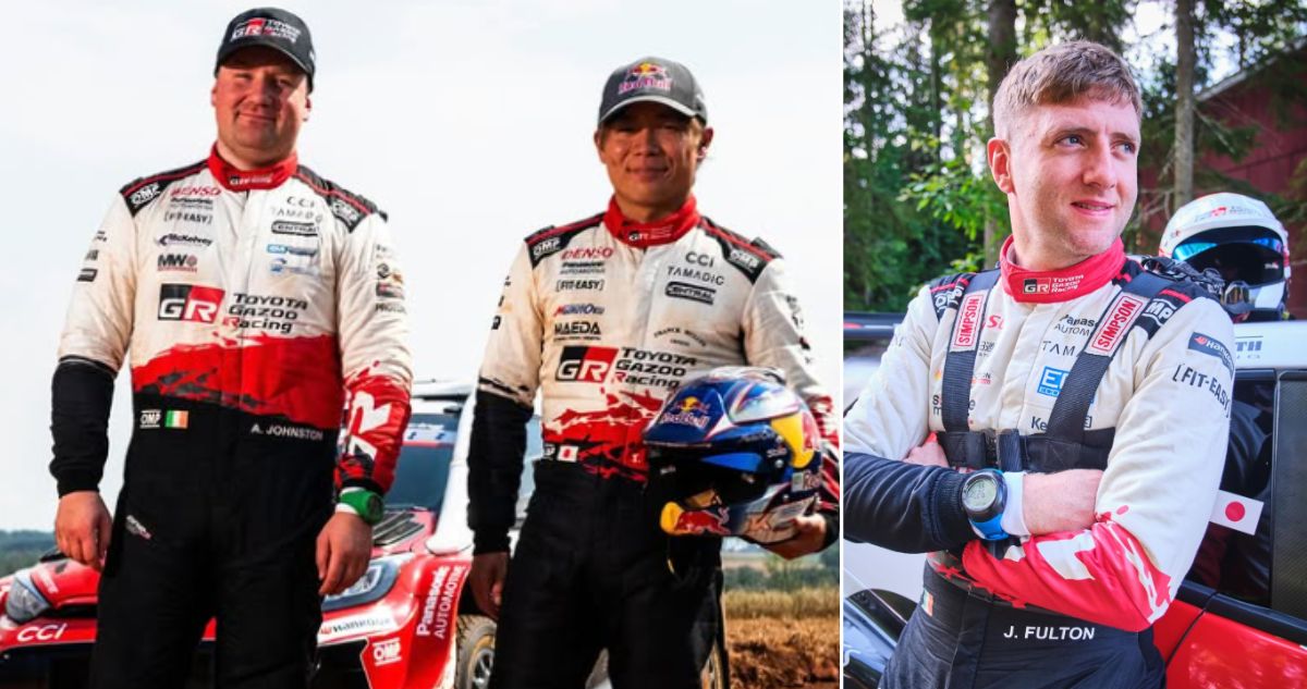 Toyota confirma baja de Aaron Johnston, copiloto de Katsuta, para la fecha del WRC Chile