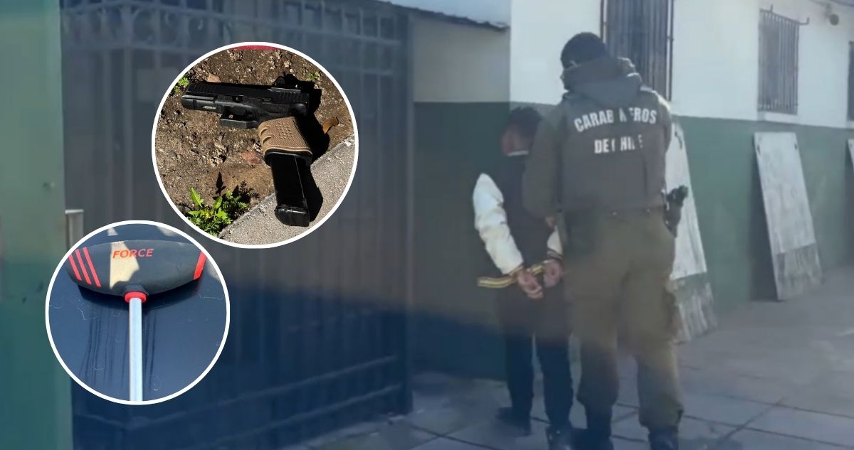 2 detenidos deja balacera para conmemorar a barrista de la “U” en Maipú: se encontraron 70 casquillos