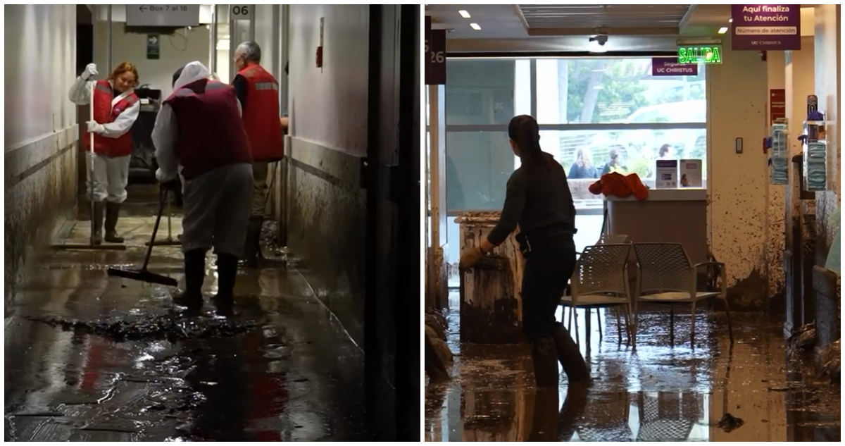 A semanas del aluvión en Las Condes: Clínica UC Christus permanece cerrada sin fecha de reapertura