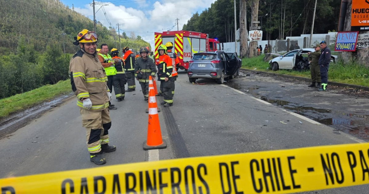 Una mujer muerta y tres personas lesionadas deja colisión múltiple en el ingreso sur de Cañete
