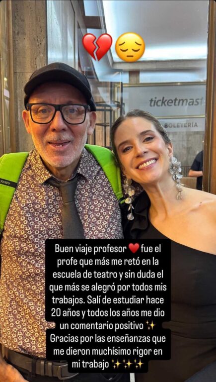 "Buen viaje, profesor": actores reaccionan a muerte de Gabriel Prieto y le dedican mensajes de cariño