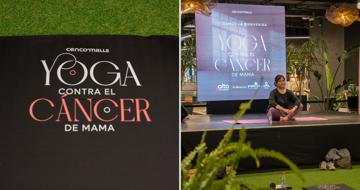 Cenco Malls transforma su campaña Alto al Cáncer con yoga, bienestar y prevención