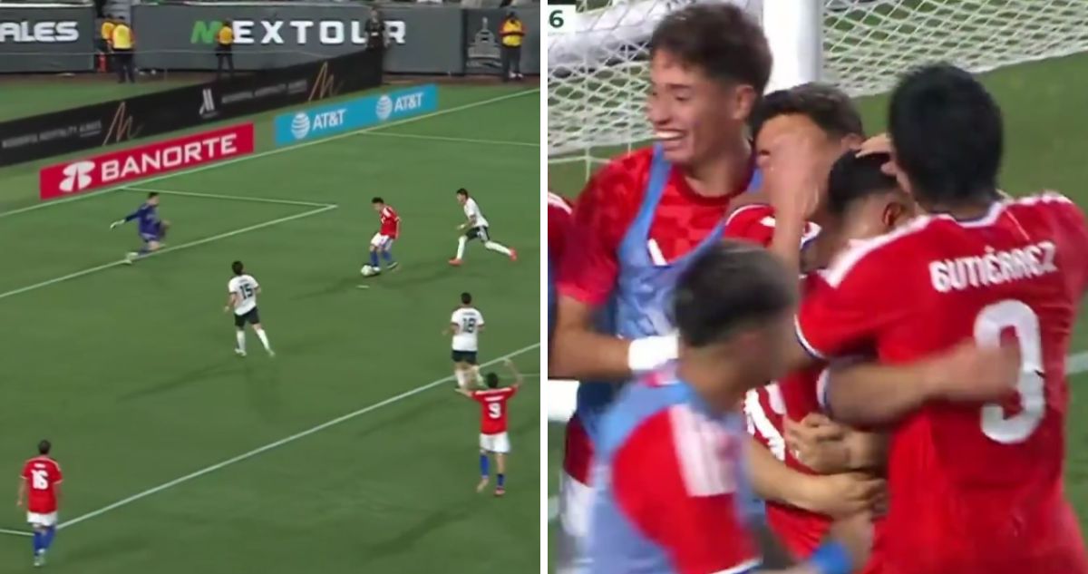 Vicente Pizarro aumentó para Chile en amistoso ante México.