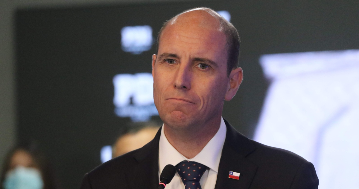 Martín Arrau, ministro de Seguridad Pública.