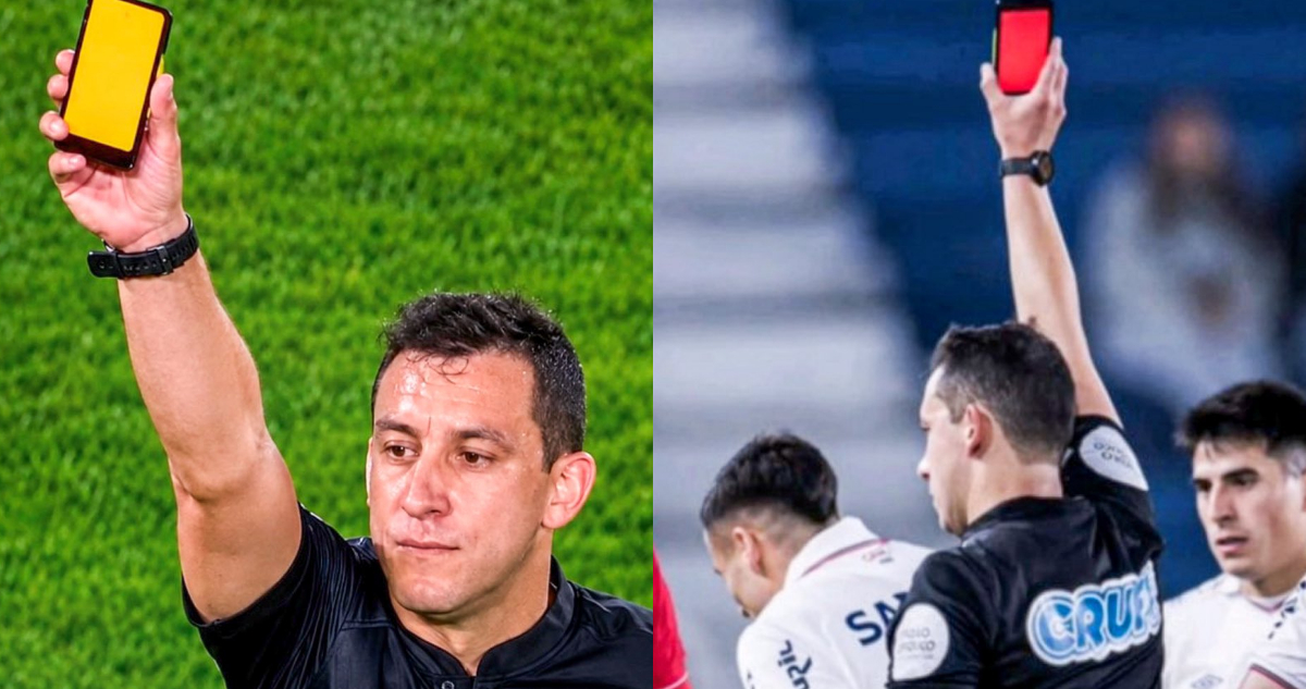 AUF implementó insólita tarjeta virtual para el fútbol uruguayo: método debutó en duelo de Copa entre Nacional y Rentistas.