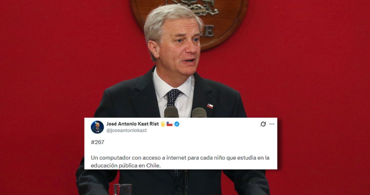 Cuando Kast propuso entregar computadores a todos los estudiantes de la educación pública
