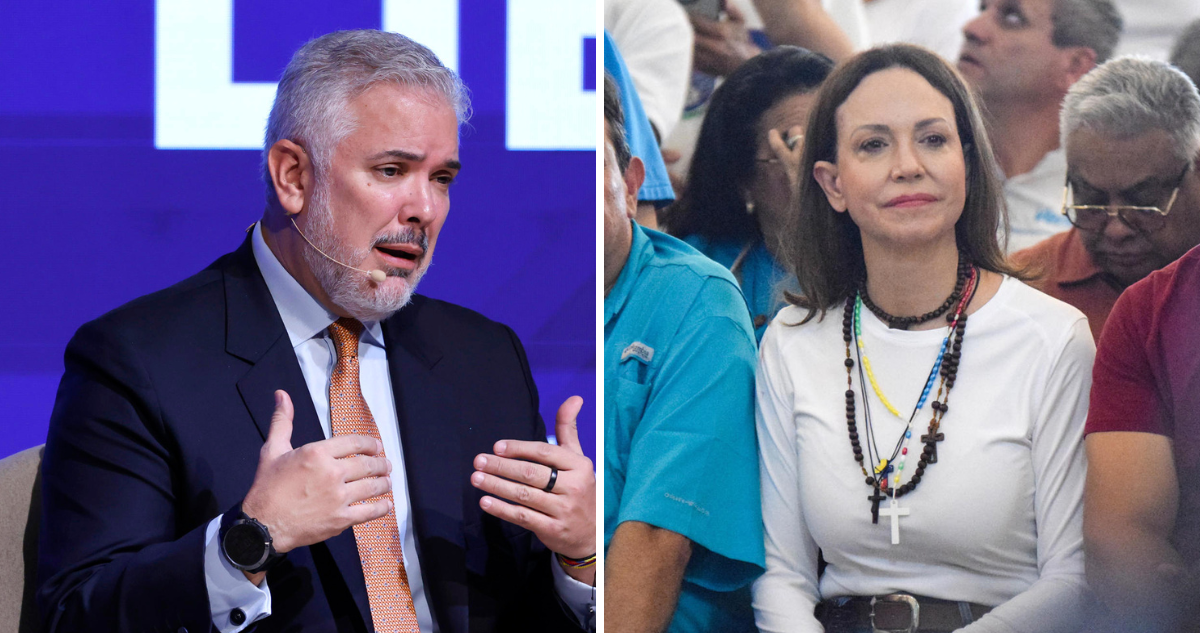 Expresidente Iván Duque valora regreso de María Corina Machado a Venezuela y pide acelerar transición