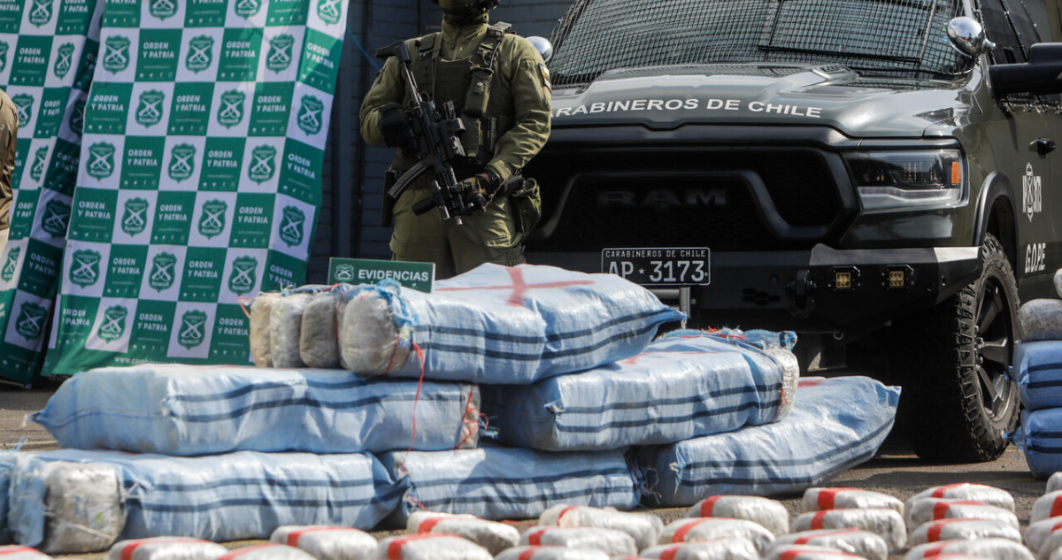 Fiscalía de Antofagasta reporta histórica incautación de 127 toneladas de droga en tres años