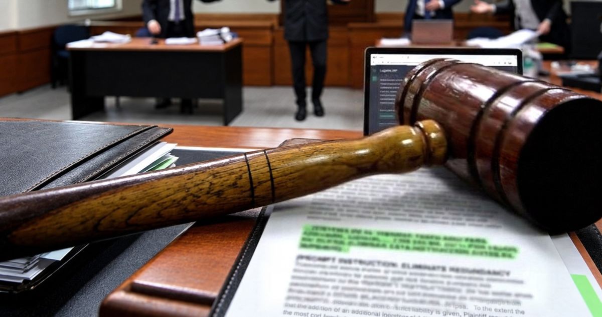 Escándalo en tribunales: Corte dejó al descubierto que usó IA y se le colaron hasta las instrucciones