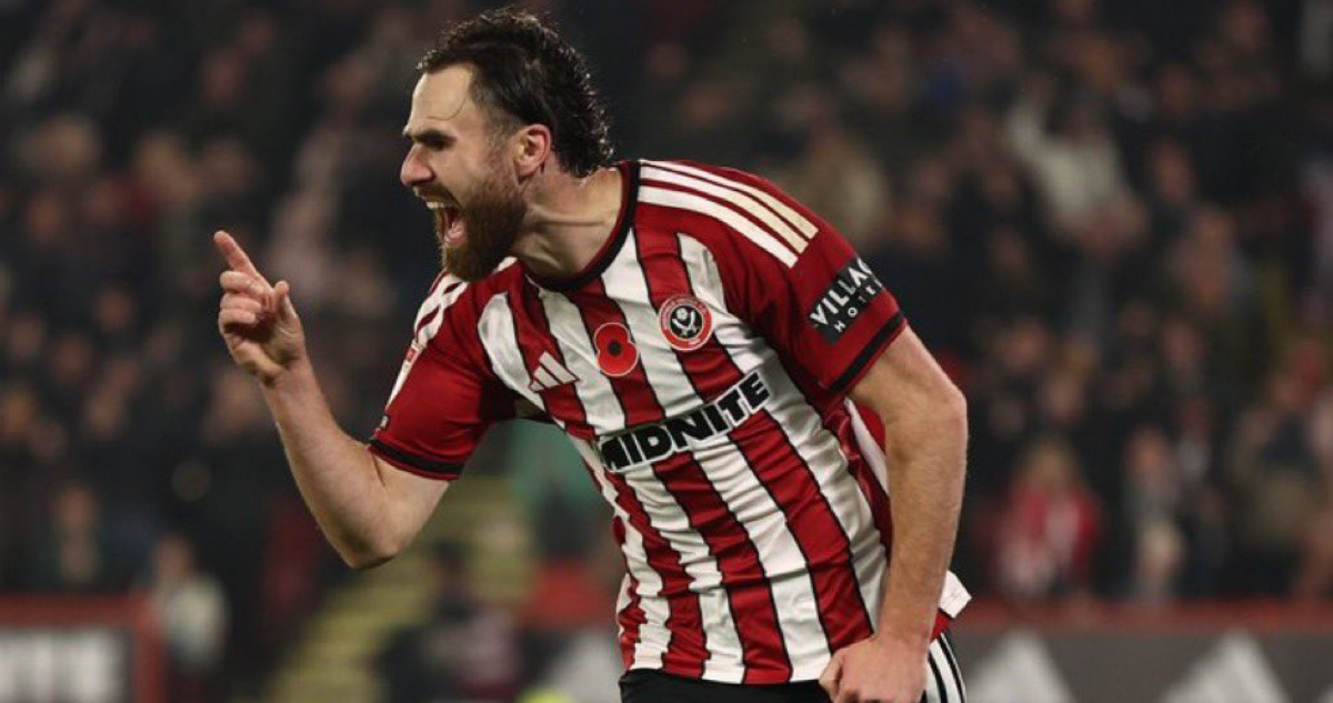 Ben Brereton rompió su sequía en Inglaterra: anotó en duelo del Sheffield United ante Wrexham