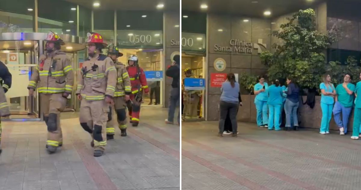 Bomberos descarta emergencia química en la Clínica Santa María: hubo un fallo en un sensor