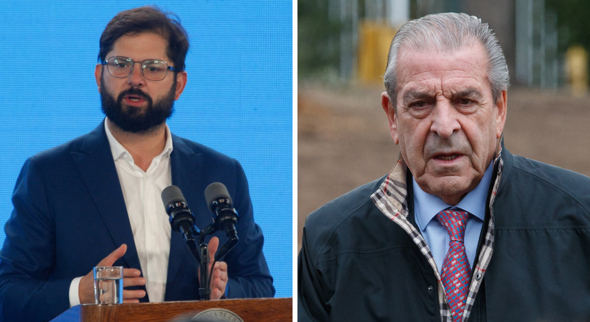 Gabriel Boric y Eduardo Frei | Agencia UNO