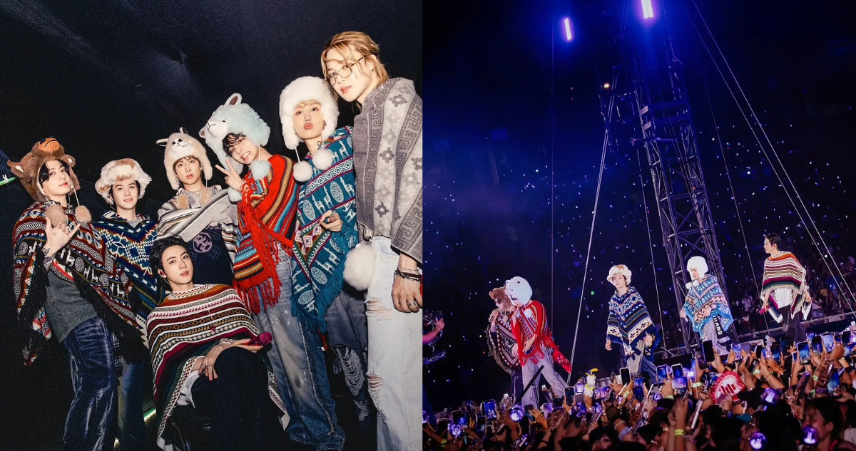 BTS cierra su último concierto en Perú con miembros vestidos con ponchos: Chile es la siguiente parada