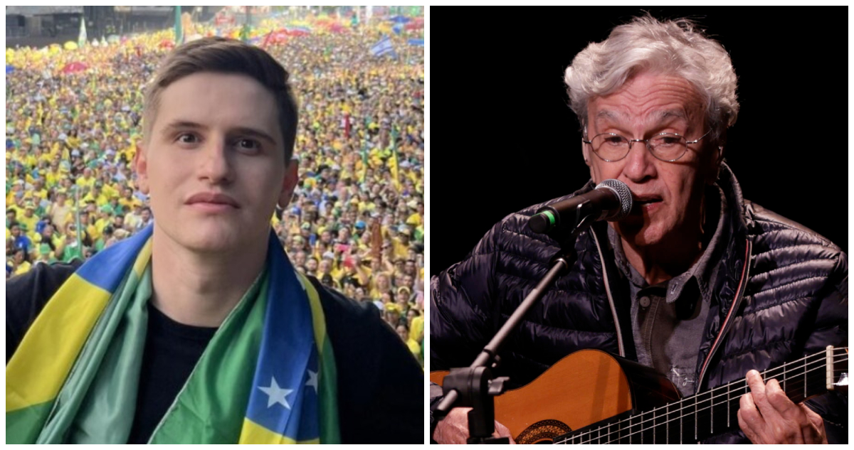 Caetano Veloso demanda a diputado bolsonarista por llamarlo “sinvergüenza”