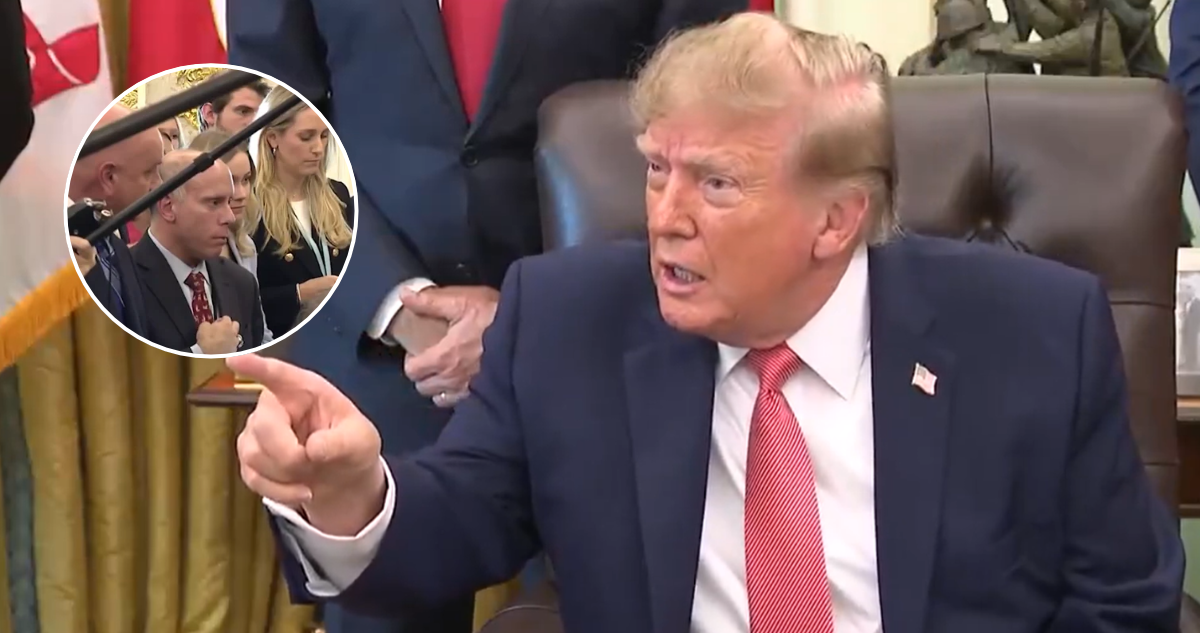 VIDEO| Trump encara furioso a otro periodista: ¡Cállate! ¿Eres un enfermo? Más te vale tener cuidado