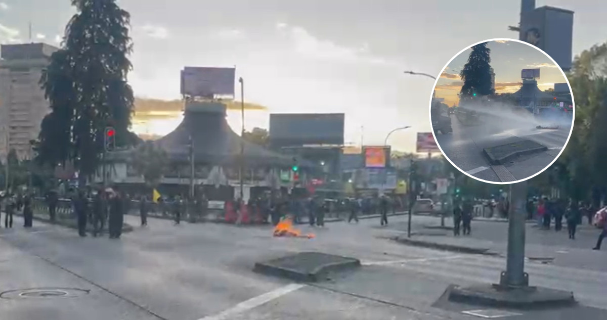 Manifestación de alrededor de 400 personas por 18.O deriva en incidente con Carabineros en Temuco