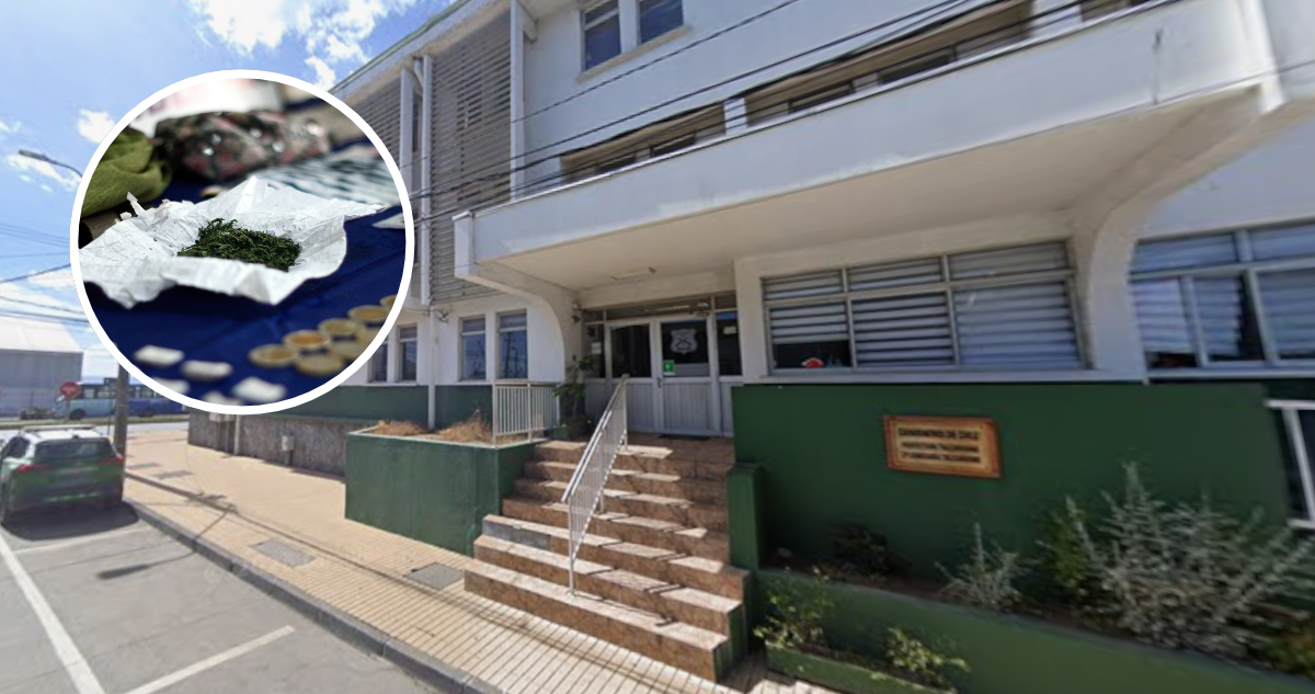 Carabineros se refiere al hallazgo de drogas, armas y dinero falso ocultos en comisaría de Talcahuano